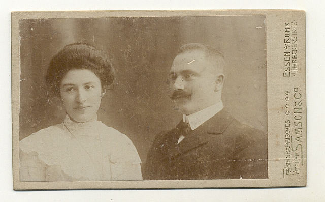 Johanna Bloch und Onkel Elias Lion
